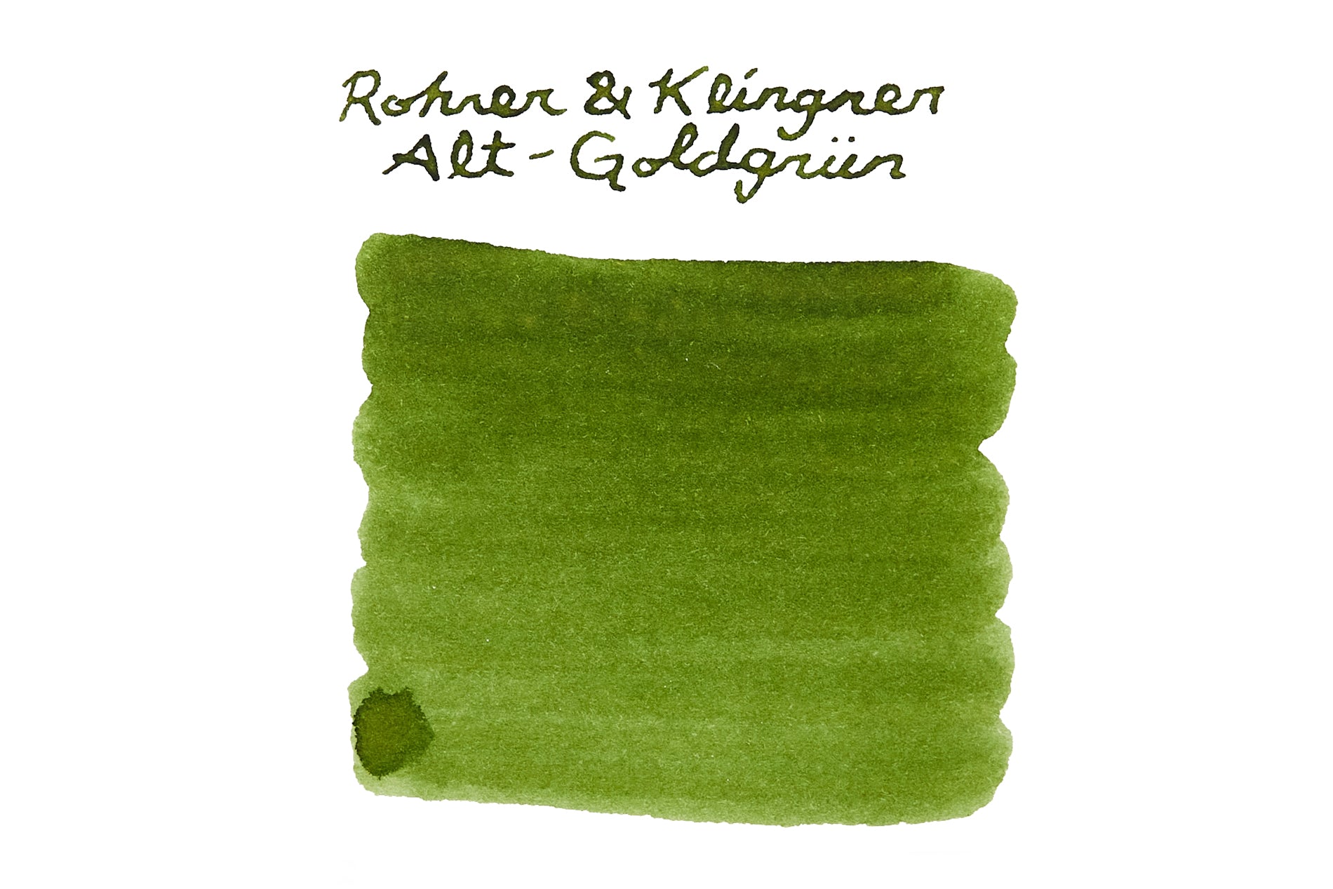 Rohrer & Klingner Alt-Goldgrun fountain pen ink