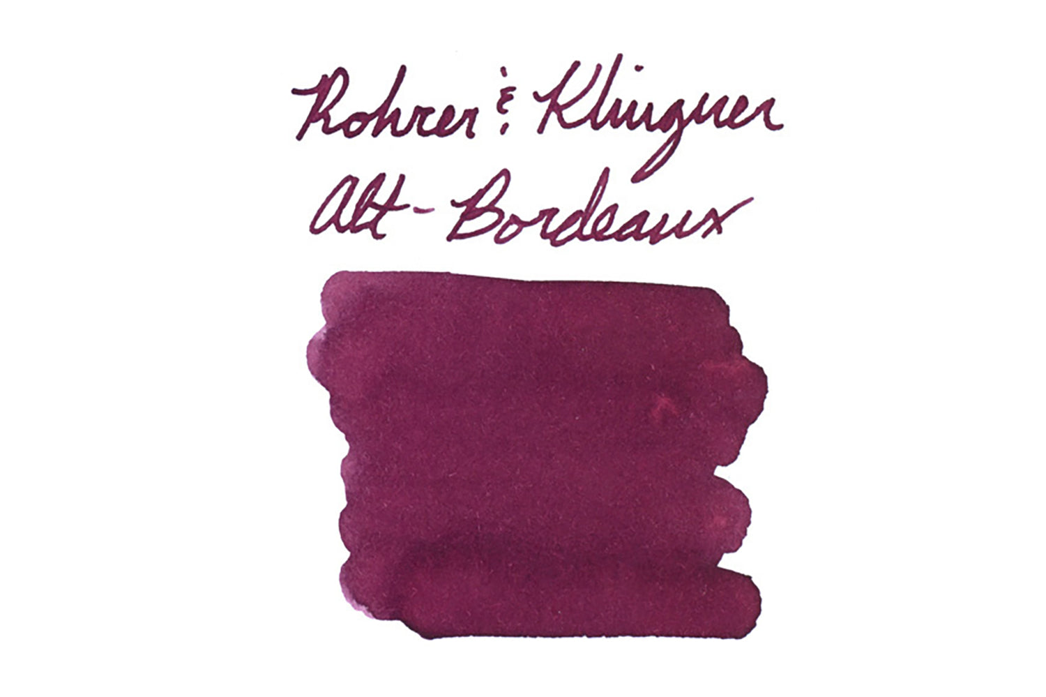 Rohrer & Klingner Alt-Bordeaux fountain pen ink