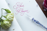 Rohrer & Klingner Glass Dip Pen - Blue