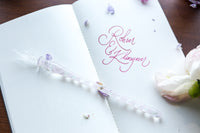 Rohrer & Klingner Glass Dip Pen - White