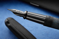 S.T. Dupont Line D Large Carbon Fountain Pen - Glacial Cave