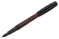 S.T. Dupont Line D Large Carbon Fountain Pen - Fiery Lava