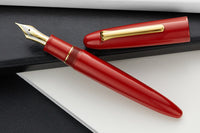 Sailor 1911 King of Pens Color Urushi Ebonite Fountain Pen - Cherry Red