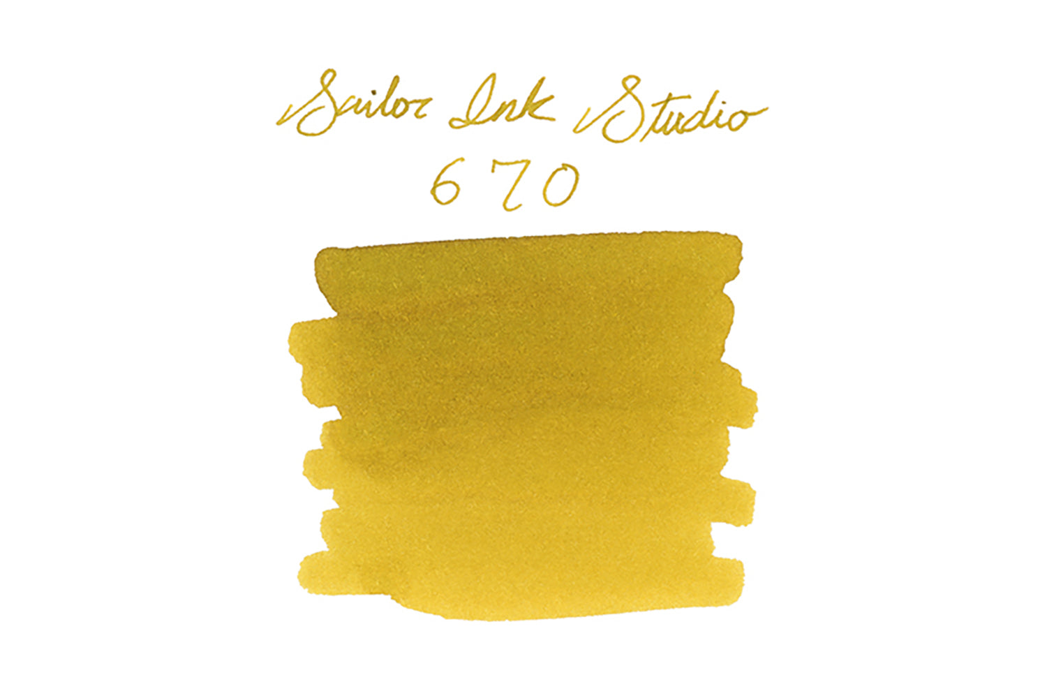 Sailor Ink Studio 670 fountain pen ink