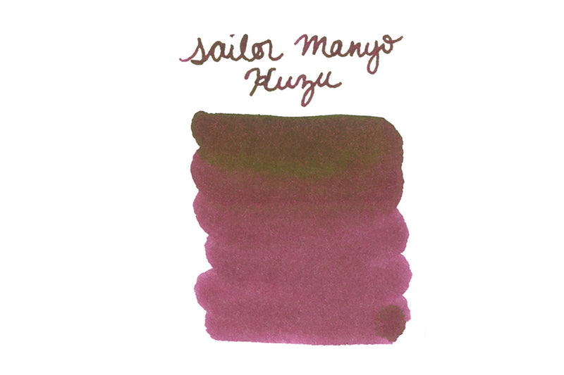 Sailor Manyo Kuzu - Ink Sample