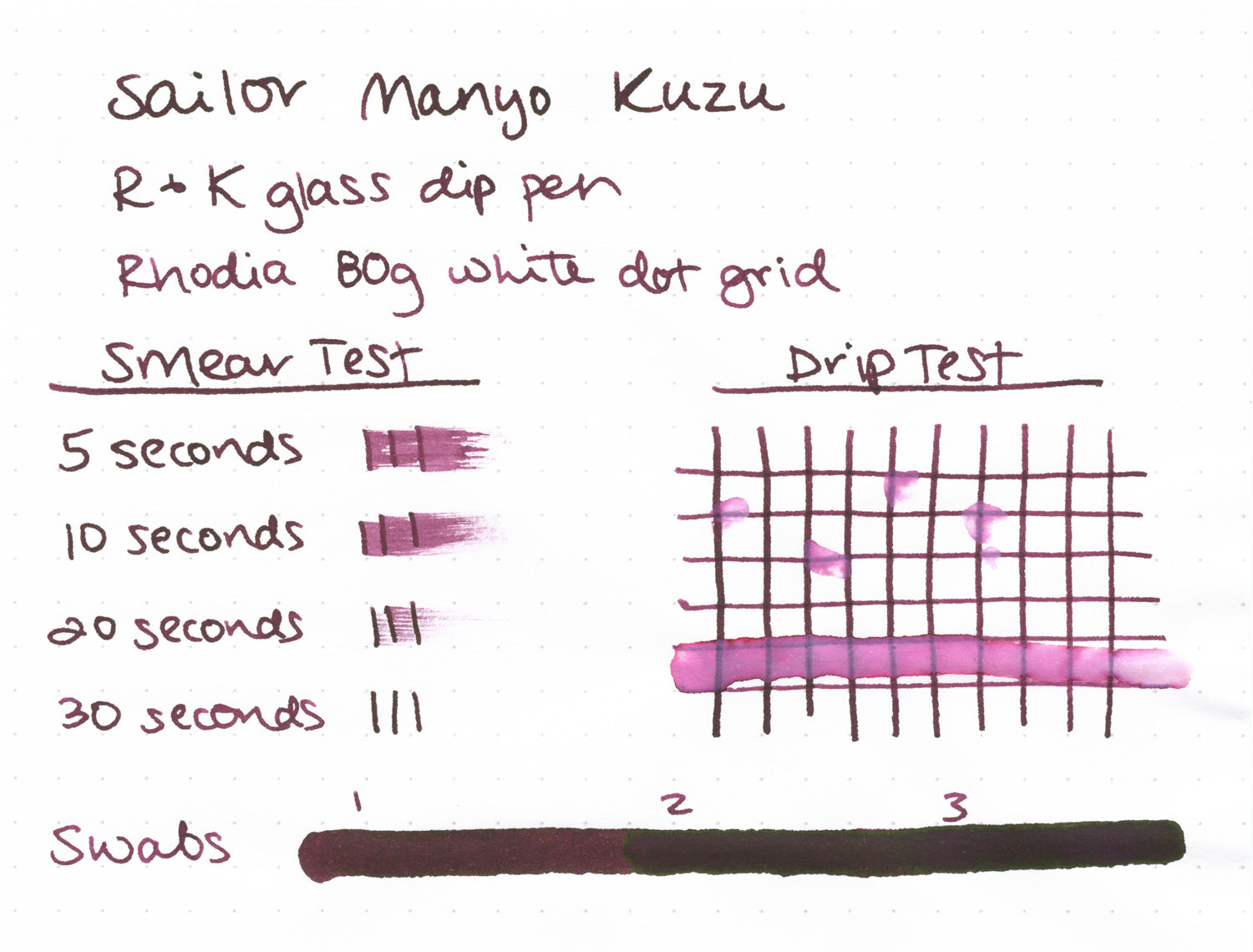 Sailor Manyo Kuzu fountain pen ink