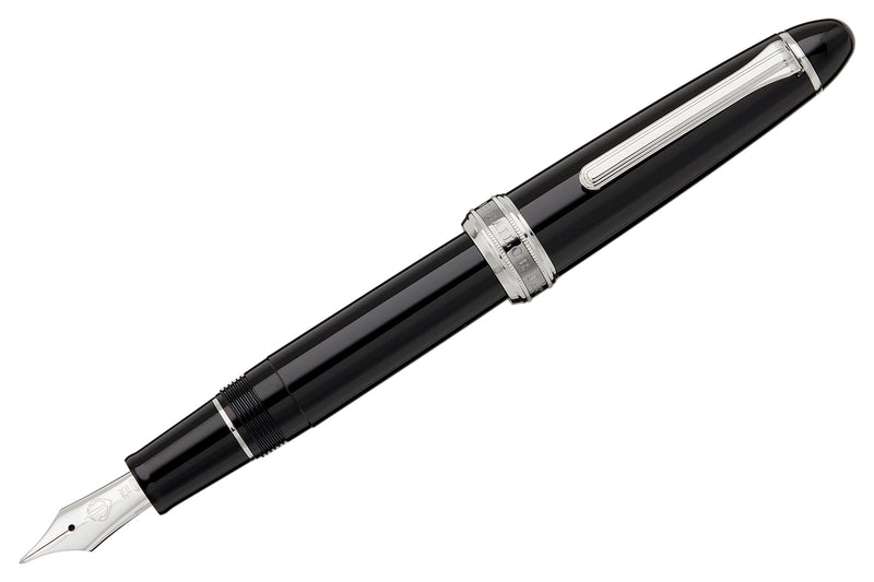 Sailor 1911L Naginata Togi Fountain Pen - Black/Silver