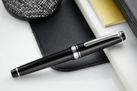 Sailor Pro Gear Slim Fountain Pen - Black/Silver