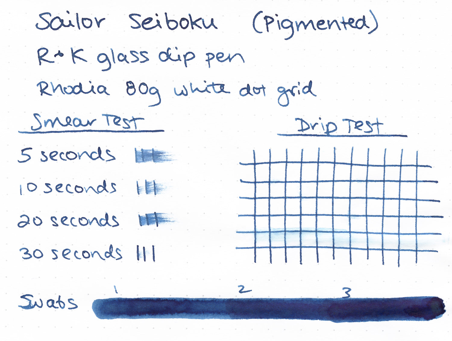 Sailor Seiboku Pigmented Blue Black - 50ml Bottled Ink