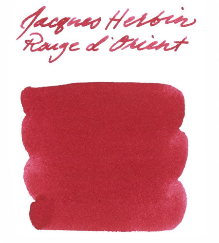 Jacques Herbin Rouge d'Orient ink swab