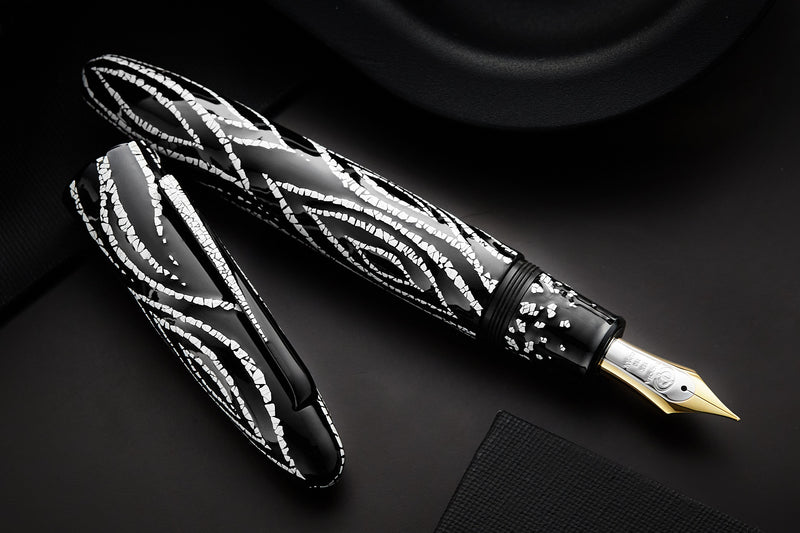 TACCIA Empress Fossils in the Sky Fountain Pen - Shadow (Limited Edition)