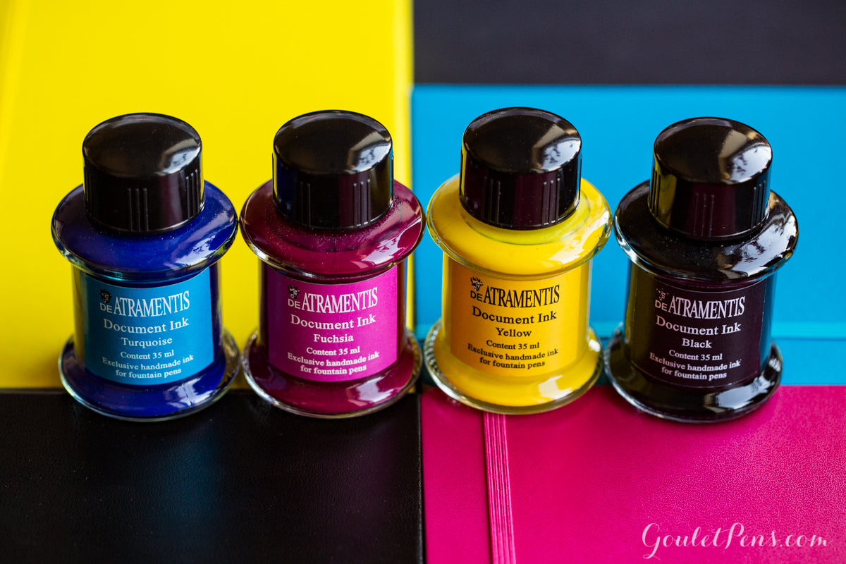 De Atramentis Document Ink - Fuchsia - 35ml Bottled Ink