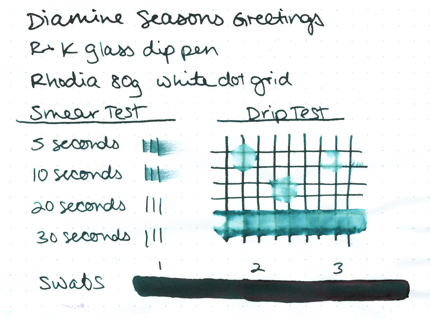 Diamine Seasons Greetings fountain pen ink