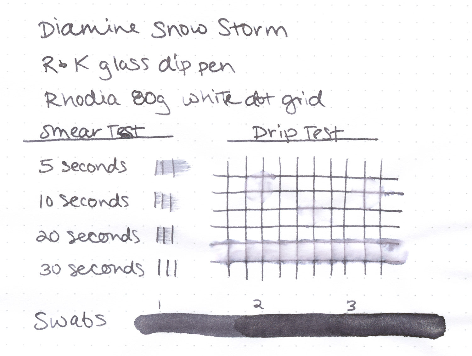 Diamine Snow Storm fountain pen ink