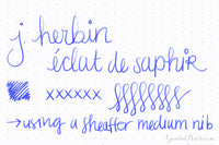 Jacques Herbin Eclat de Saphir - Ink Sample