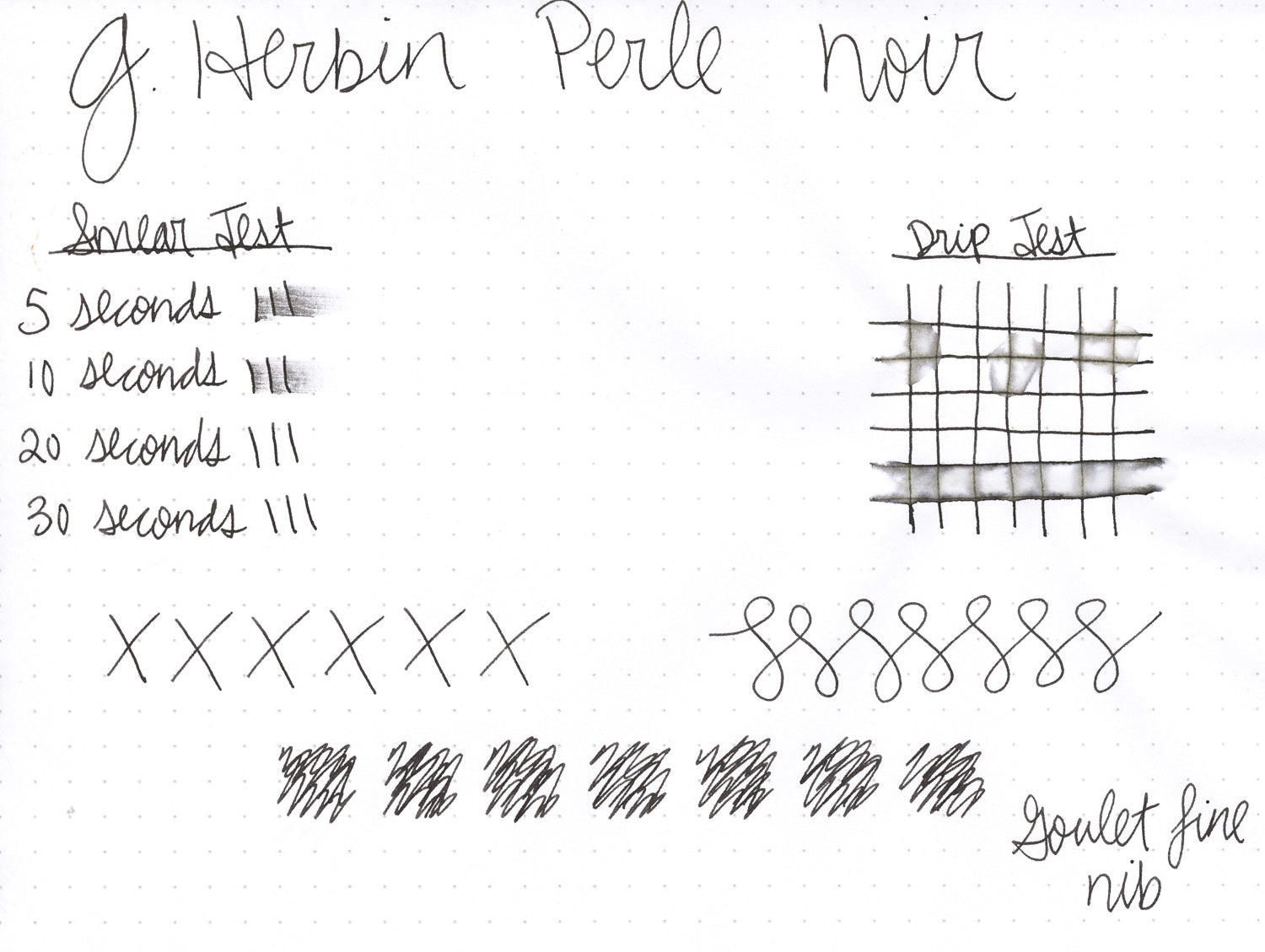 Herbin Perle Noire - 30ml Bottled Ink