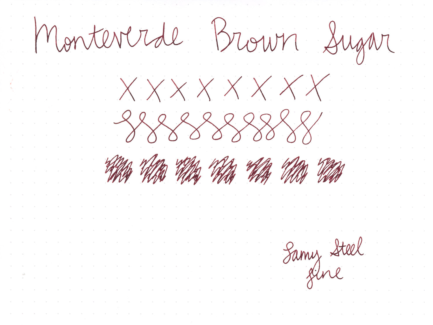 Monteverde Brown Sugar fountain pen ink