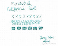 Monteverde California Teal - Ink Sample