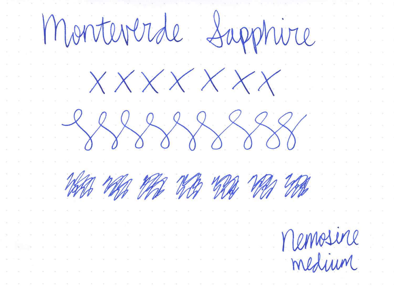 Monteverde Sapphire fountain pen ink