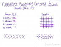 Noodler's Baystate Concord Grape - Ink Sample