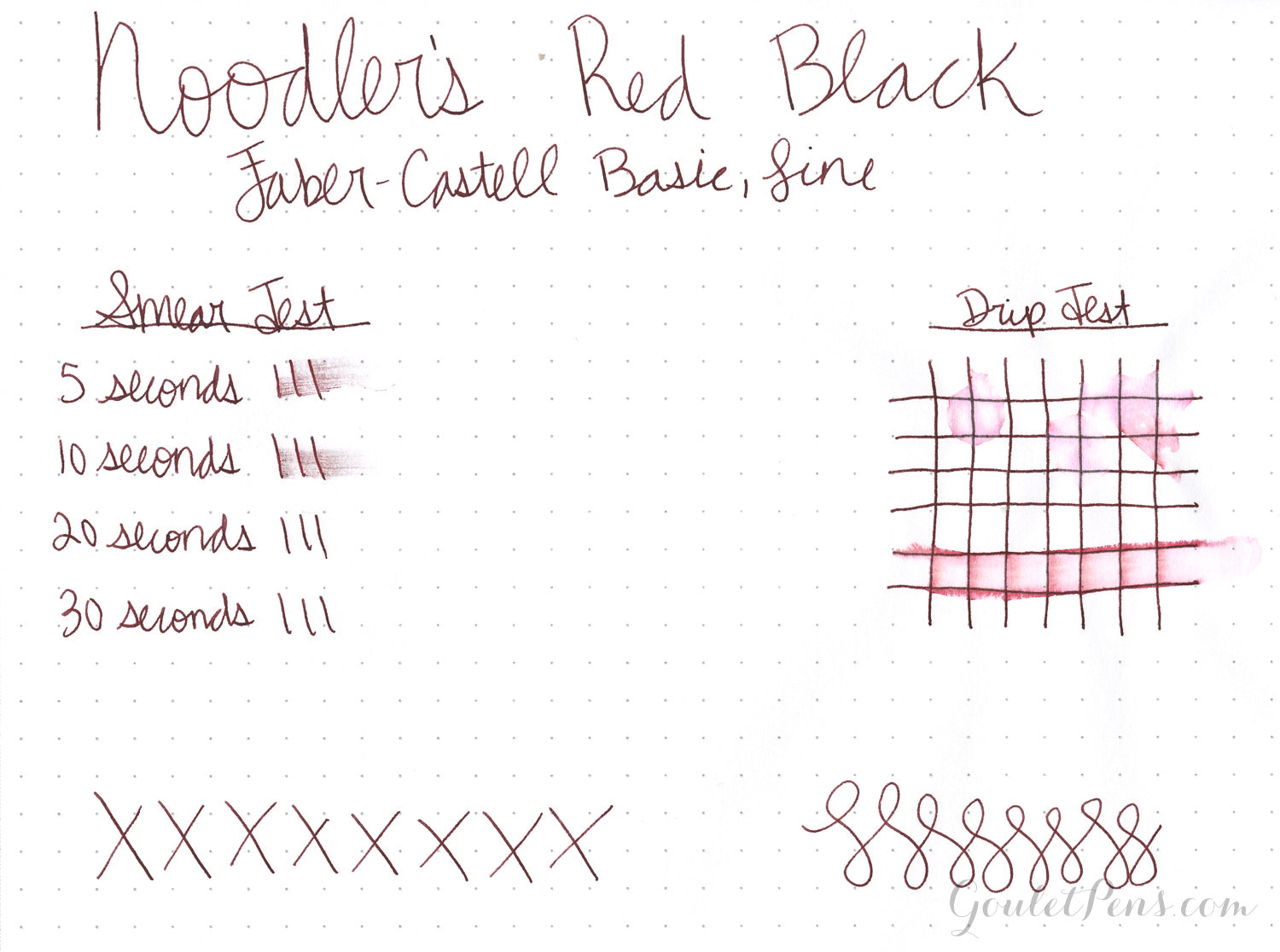 Noodler's Red Black fountain pen ink