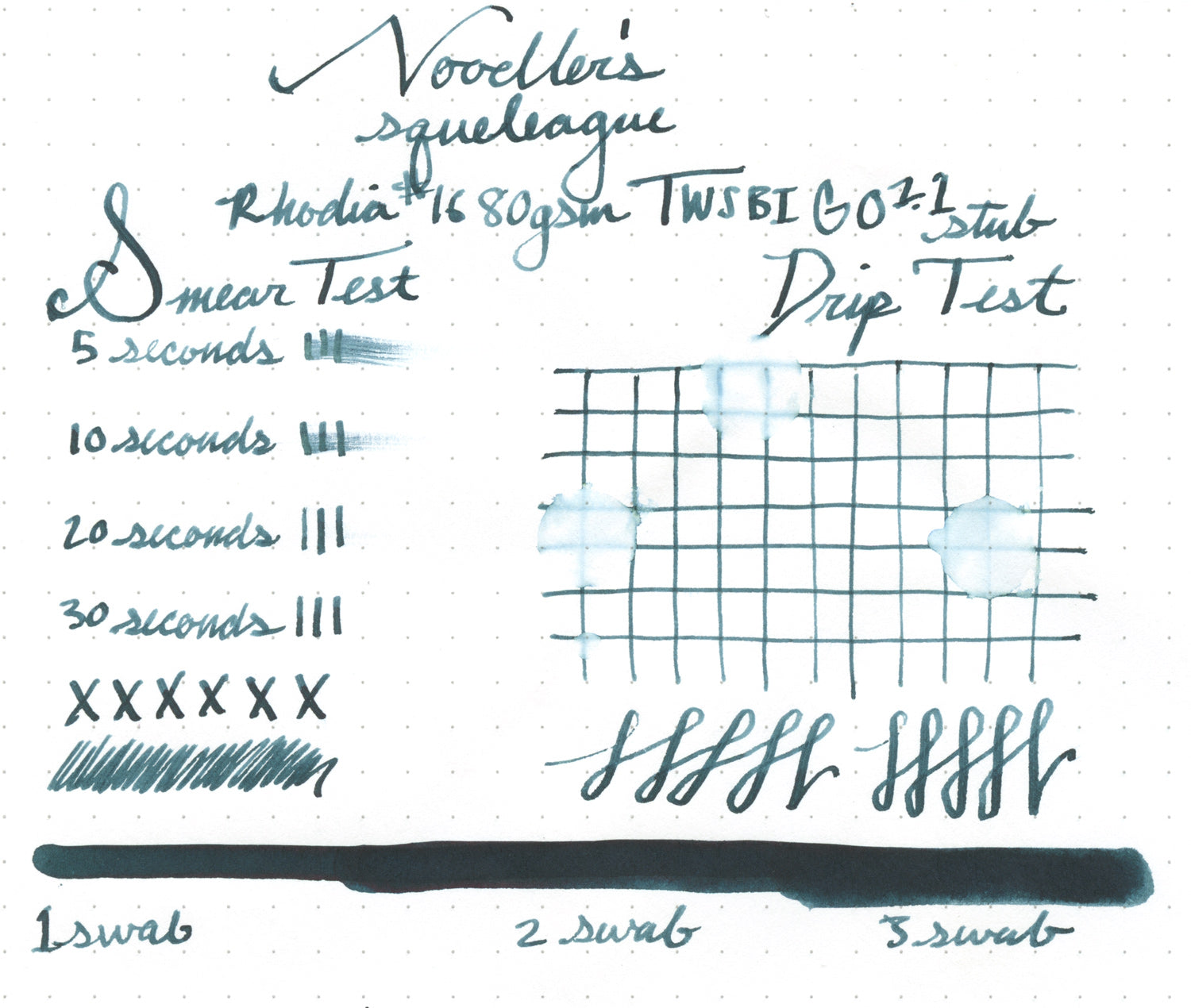 Noodler's Squeteague fountain pen ink