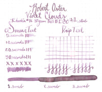 Robert Oster Violet Clouds - Ink Sample