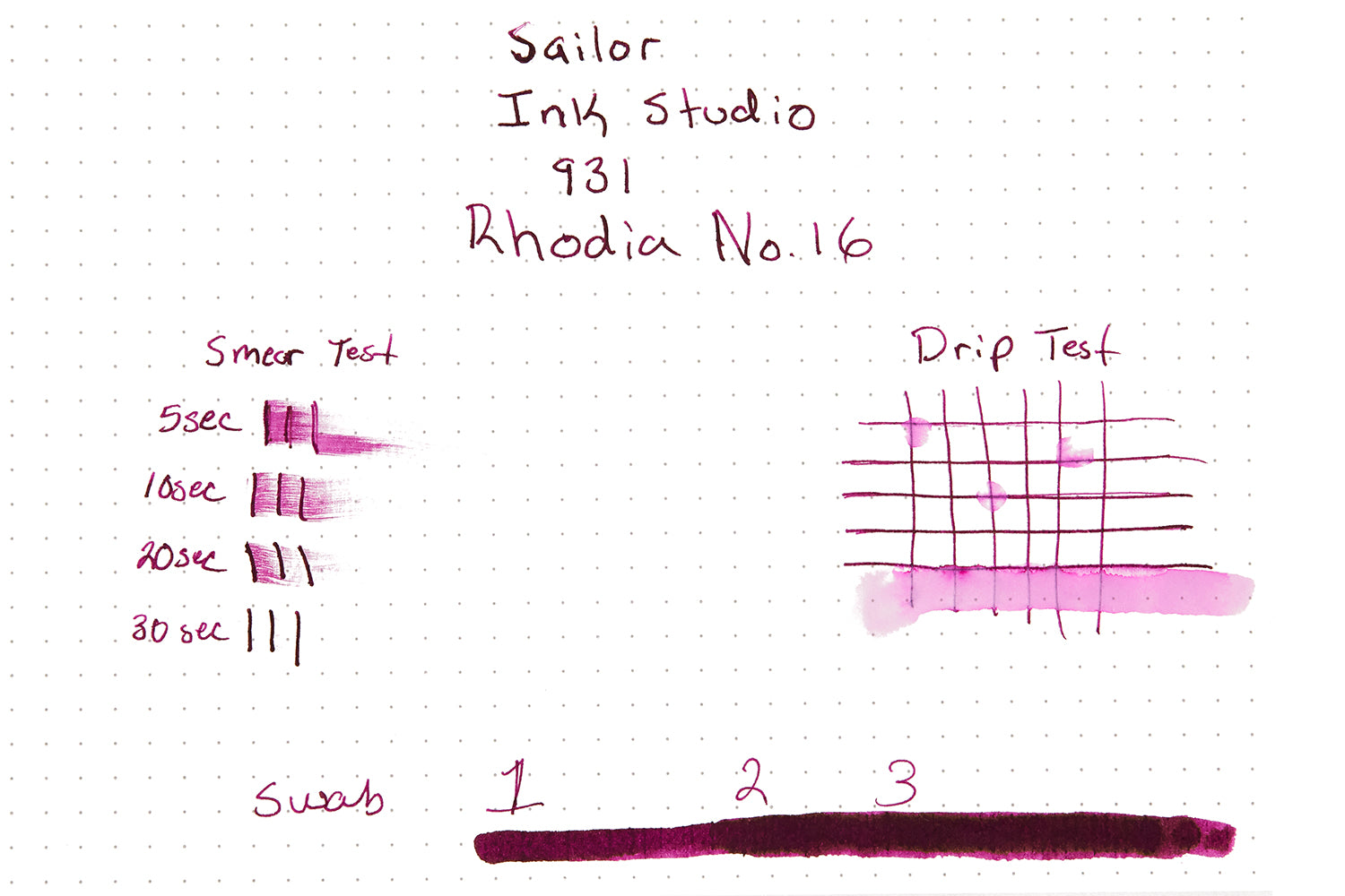 Sailor Ink Studio 931 fountain pen ink